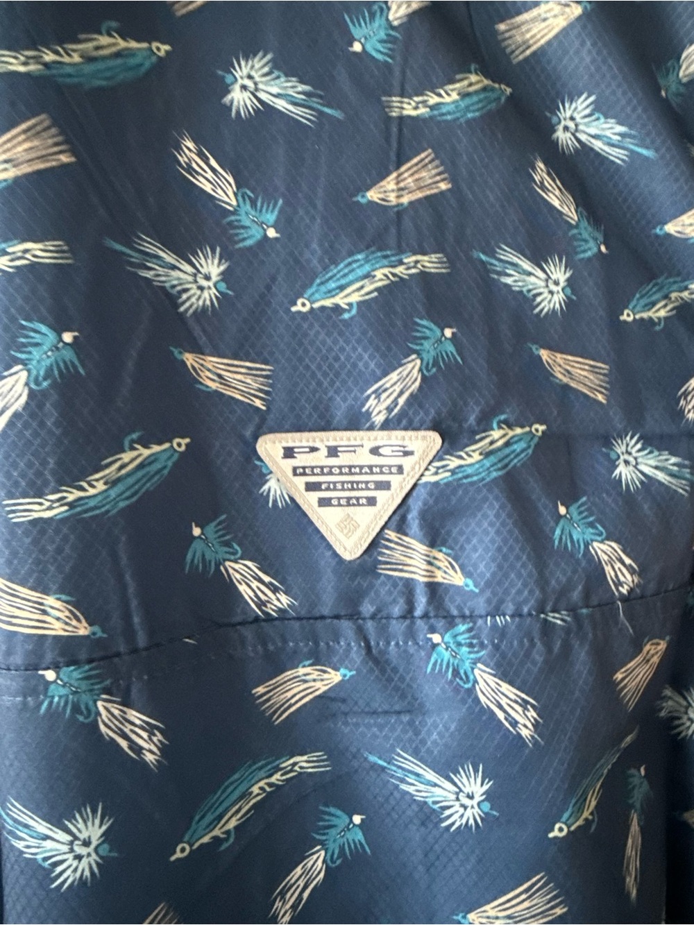 NWT Columbia Men’s Blue PFG Super Slack Tide Camp Shirt - Picture 16 of 16
